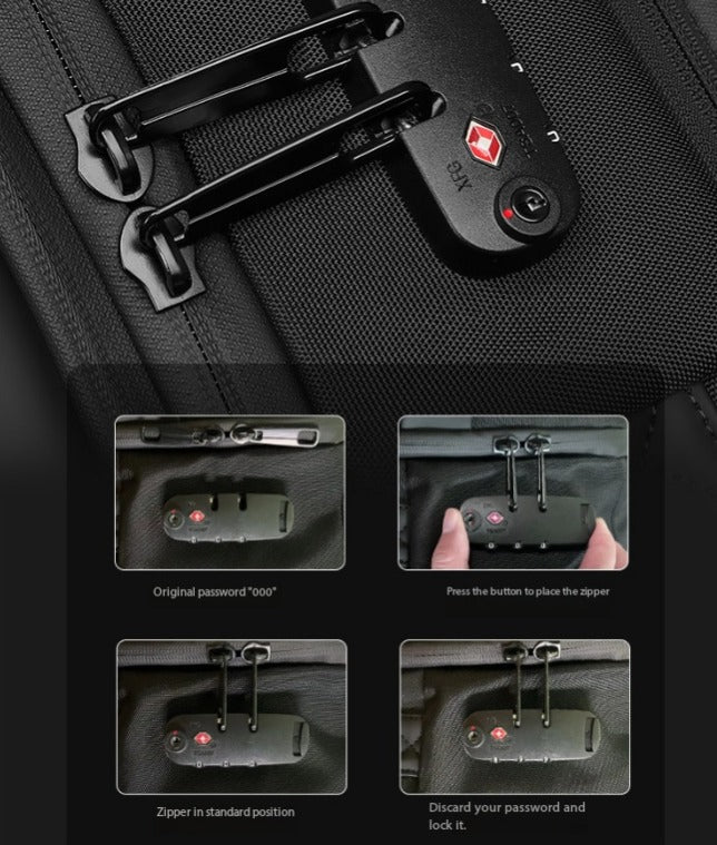 RZTX Vacuum Compression Travel Backpack + Air Pump.